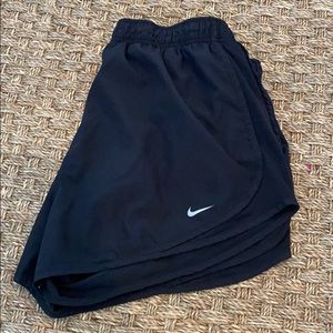 Nike black running shorts